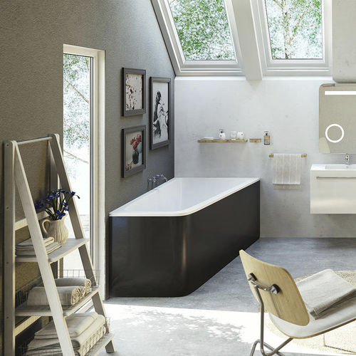 Corner bathtub - Piano  - BALTECO AS - free-standing / for homes / professional