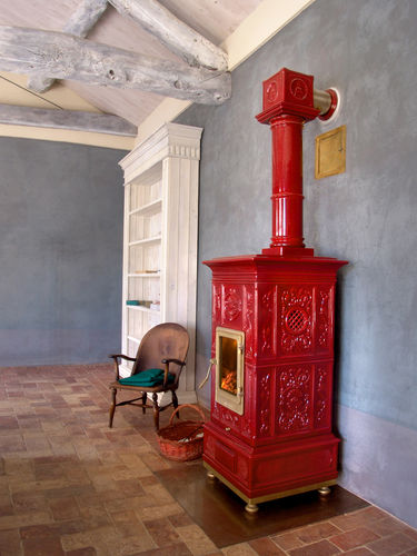 Wood heating stove - Vienna - LA CASTELLAMONTE Stufe di Ceramica - 12 kW / 11 kW / 13 kW