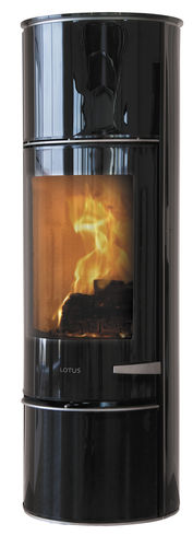 Wood heating stove - PRESTIGE MAGIC  - LOTUS Heating Systems A/S - contemporary / metal / black