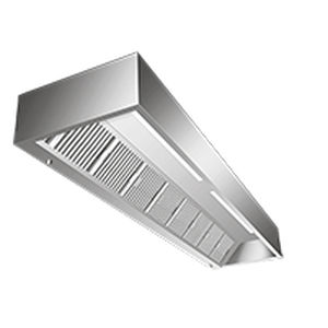Wall-mounted range hood - X-CYCLONE® EFF-W-SERIES - Rentschler REVEN Lüftungssysteme GmbH - commercial / with built-in lighting