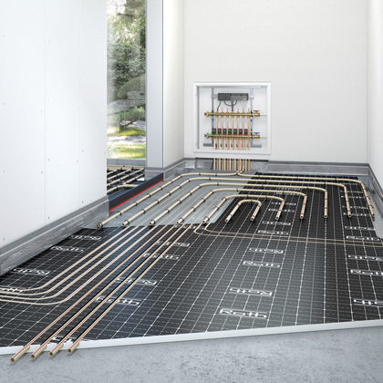 Hot water underfloor heating - FLOORFIX  - Roth Werke GmbH Energie- und Sanitärsysteme - residential / commercial / with acoustic insulation