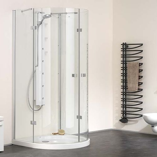 Fixed shower screen - LAGUNA® MAXI WAVE - Roth Werke GmbH Energie- und Sanitärsysteme - swing / folding / curved