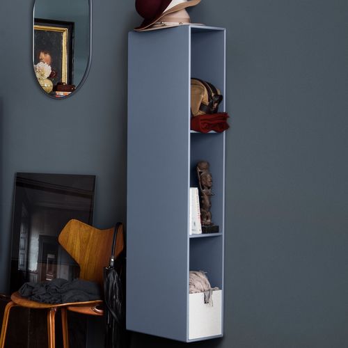Wall-mounted shelf - VI24L - Montana Furniture - contemporary / lacquered MDF / with storage compartment