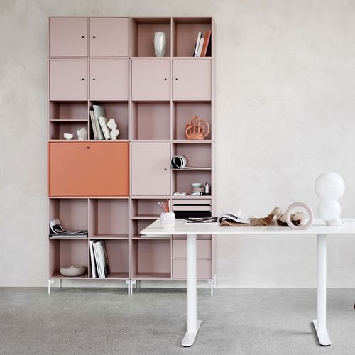 Wall-mounted shelf - 6112 - Montana Furniture - modular / contemporary / lacquered MDF