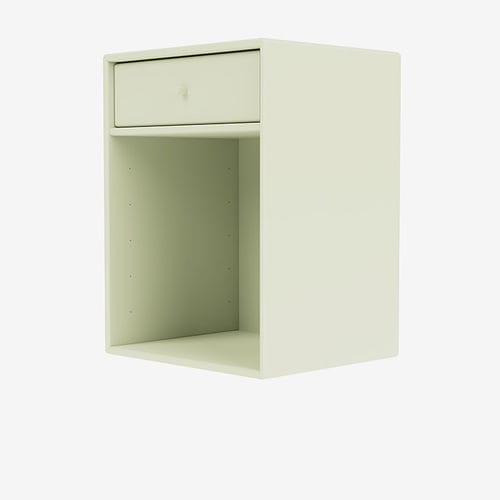 Contemporary bedside table - 4262 - Montana Furniture - lacquered MDF / lacquered MDF base / rectangular