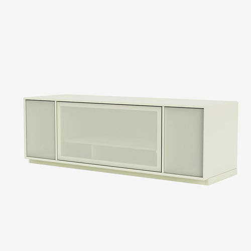 Contemporary TV cabinet - SJ11 - Montana Furniture - lowboard / hi-fi / with DVD player shelf