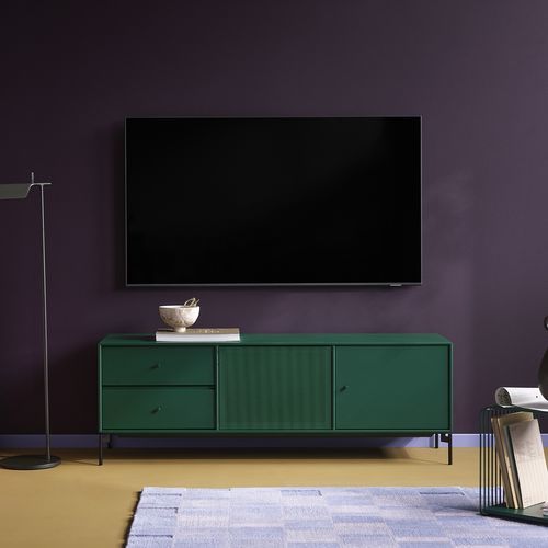 Contemporary TV cabinet - OCTAVE VI  - Montana Furniture - lowboard / with drawers / lacquered MDF