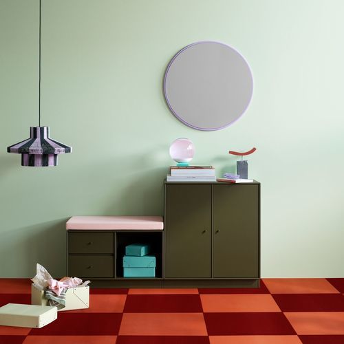 Floor storage cabinet - REST I - Montana Furniture - contemporary / lacquered MDF / customizable color