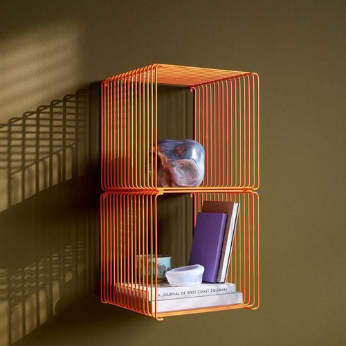 Wall-mounted shelving system - PANTON WIRE - Montana Furniture - hanging / contemporary / chrome