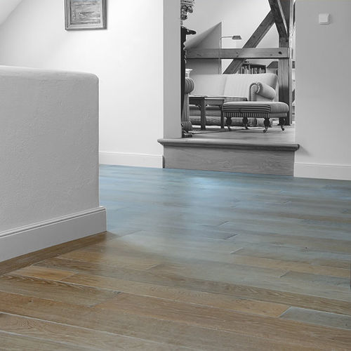 Engineered parquet floor - BOARDS - BOHEMIAN WORKS - semi-solid / oak / boat deck