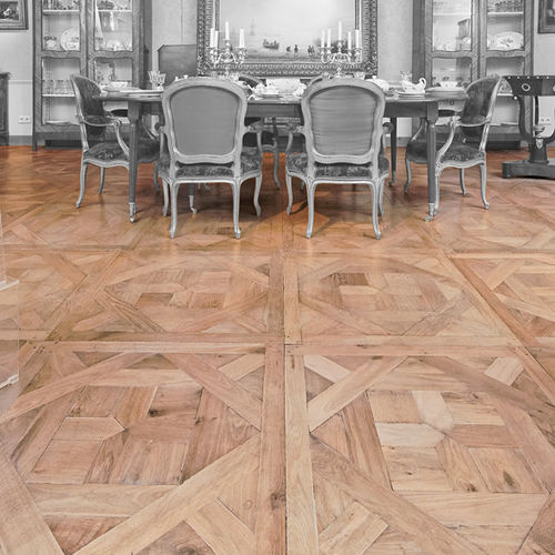 Solid parquet floor - PALLADIO - BOHEMIAN WORKS - oak / inlaid / varnished