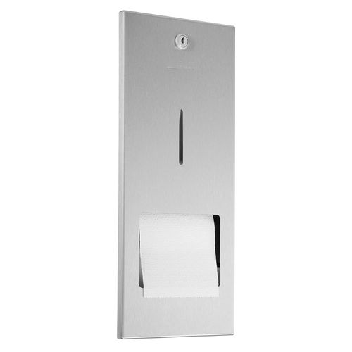 Built-in toilet paper dispenser - WP167 - ERNST WAGNER GmbH & Co. KG - stainless steel / polished / satin