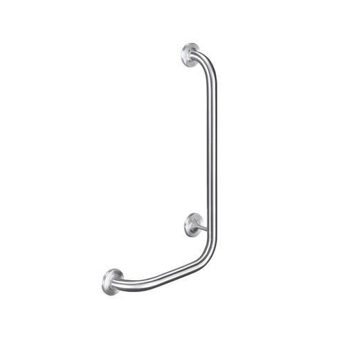 Stainless steel grab bar - BF620 - ERNST WAGNER GmbH & Co. KG - L-shaped / wall-mounted / commercial