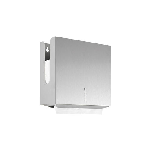 Wall-mounted paper towel dispenser - WH5 - ERNST WAGNER GmbH & Co. KG - stainless steel / commercial