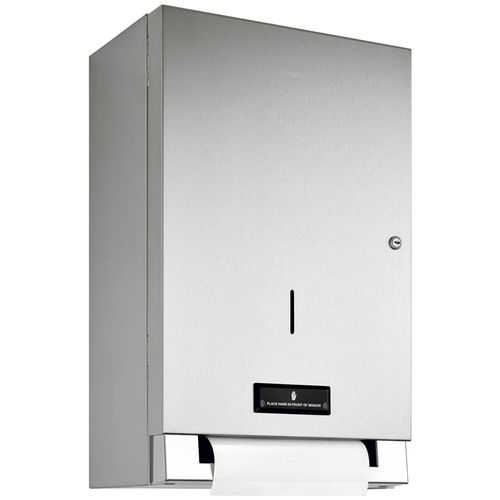Wall-mounted paper towel dispenser - WP1401 - ERNST WAGNER GmbH & Co. KG - stainless steel / electronic / commercial