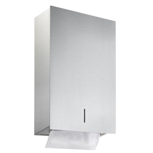 Wall-mounted paper towel dispenser - LN111 - ERNST WAGNER GmbH & Co. KG - powder-coated steel / polished stainless steel / brushed stainless steel