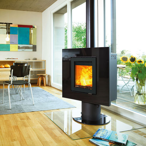Wood heating stove - HOLIDAY - Wodtke GmbH - 6 kW / contemporary / metal