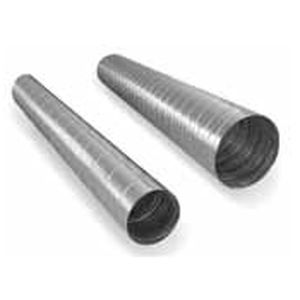 Rigid air duct - TS - BROFER SRL - aluminum / stainless steel