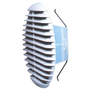 Plastic ventilation grill - GCP  - BROFER SRL - round / white