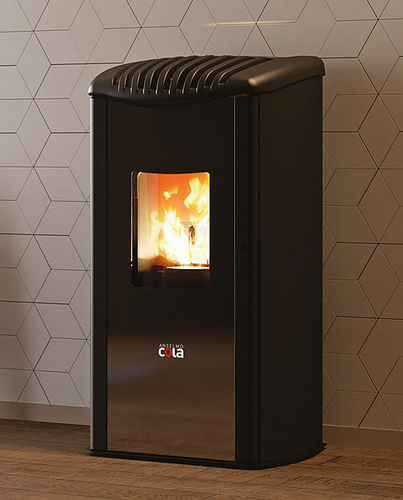 Pellet heating stove - CLUB HERMETIC - COLA GF WÄRMETECHNIK - 5 kW...10 kW / 0 - 5 kW / contemporary