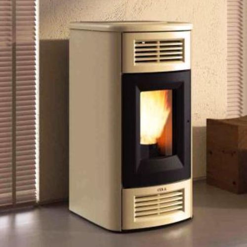 Pellet heating stove - BEAUTY 13 DUCTABLE - COLA GF WÄRMETECHNIK - 0 - 5 kW / 10 kW...20 kW / contemporary