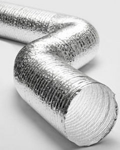 Flexible air duct - ALUAFS FORTE GREEN    - AFS FLEXIBLE DUCT - aluminum / GreenGuard® certification