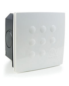 Extractor fan - VORT QUADRO - AFS FLEXIBLE DUCT - wall-mounted / commercial / bathroom