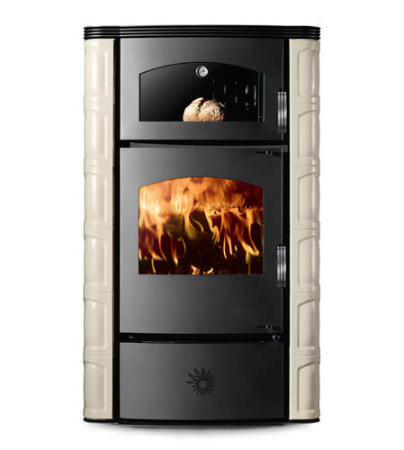 Wood heating stove - ALICE - CS THERMOS S.R.L. - contemporary / metal
