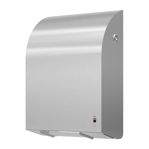 Wall-mounted toilet paper dispenser - 285 - DAN DRYER A/S - stainless steel / commercial