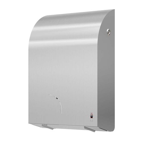 Wall-mounted toilet paper dispenser - 289 - DAN DRYER A/S - stainless steel / commercial