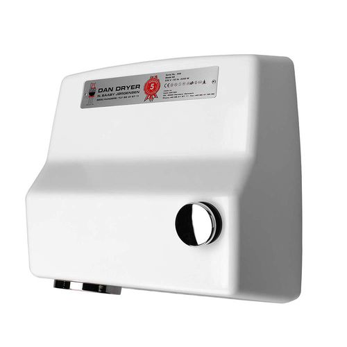 Push-button hand dryer - AA - DAN DRYER A/S - wall-mounted / aluminum