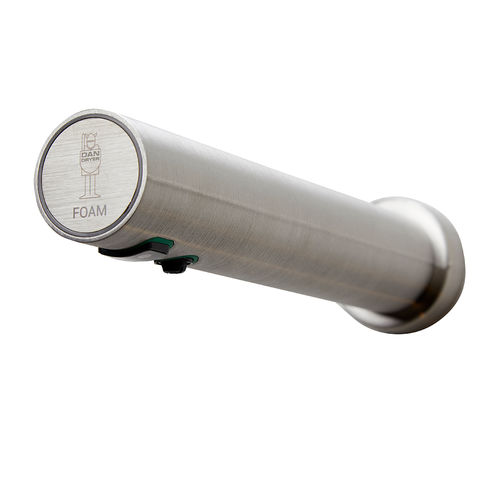 Commercial soap dispenser - 382 - DAN DRYER A/S - wall-mounted / stainless steel / electronic
