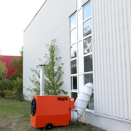 Fuel oil air heater - K 80 - Dantherm Group A/S - free-standing / mobile