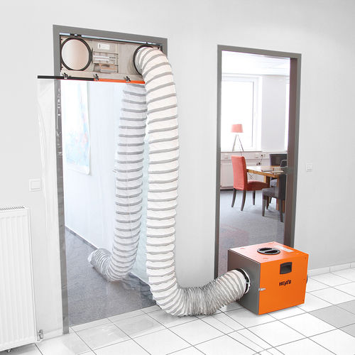 Commercial dust extractor system - HEYLO DCS-PF 1400 - Dantherm Group A/S - handheld / dry / corded