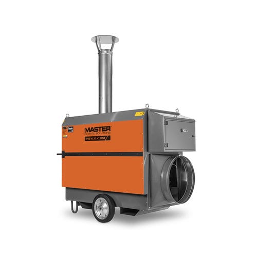 Fuel oil air heater - K 120 - Dantherm Group A/S - free-standing / mobile