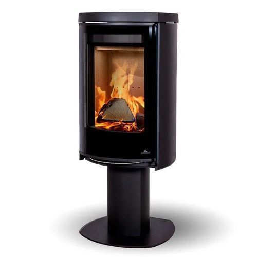 Wood heating stove - COZY MODERN BASE - Jydepejsen A/S - 3 kw – 8 kw / free-standing / contemporary