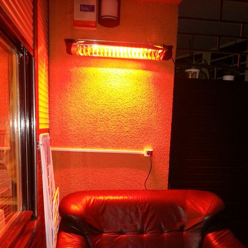Wall infrared heater - SHARKLITE 718N - MO-EL - electric / commercial / IP55