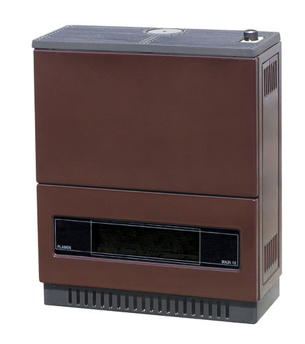 Gas heating stove - MAJA - 12 - PLAMEN d.o.o. - traditional / steel