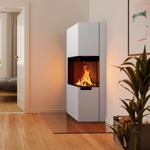Wood-burning fireplace - Zirkon 2R - Spartherm - The Fire Company - wall / corner / 2-sided