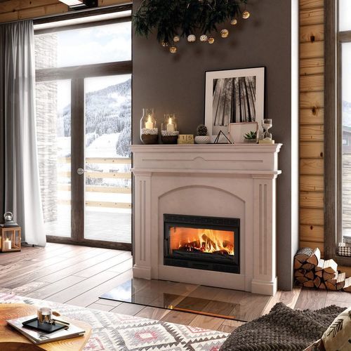 Wood-burning fireplace insert - cassette 1V - Spartherm - The Fire Company - metal / contemporary / Class A+