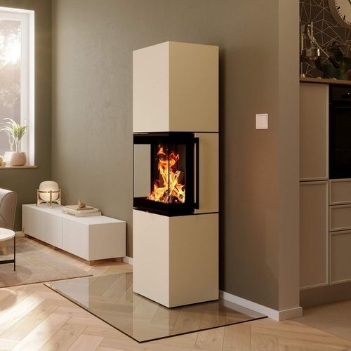 Wood heating stove - Trico L - Spartherm - The Fire Company - 0 - 5 kW / 5 kW...10 kW / floor-mounted