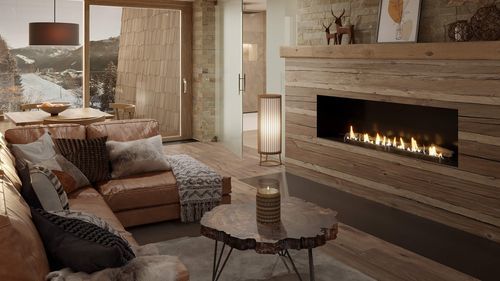 Bioethanol fireplace - LINE 1500 - Spartherm - The Fire Company - free-standing / corner / island