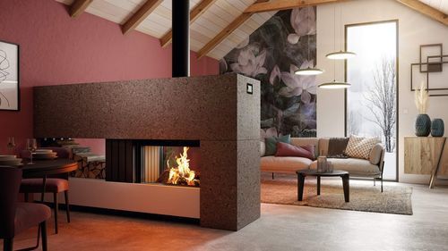 Wood-burning fireplace insert - Premium V-FD-87h - Spartherm - The Fire Company - remote-controlled / Class A+