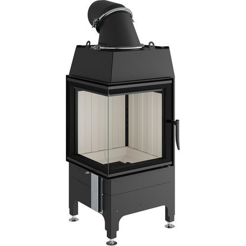 Corner fireplace insert - Mini 2L - Spartherm - The Fire Company - wood-burning / remote-controlled / class A