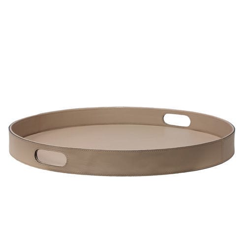 MDF serving tray - MAVURA L - EUROFASHION HOMETEXTILES & CONCEPTS - leather / home