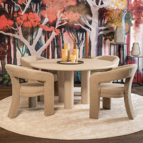 Contemporary chair - APEX - EUROFASHION HOMETEXTILES & CONCEPTS - indoor / fabric / beech base