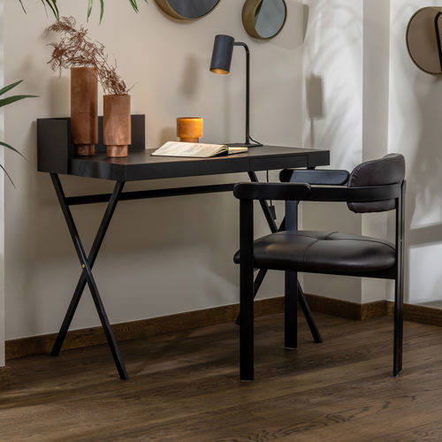 Free-standing desk - PLATO - EUROFASHION HOMETEXTILES & CONCEPTS - contemporary / MDF / straight