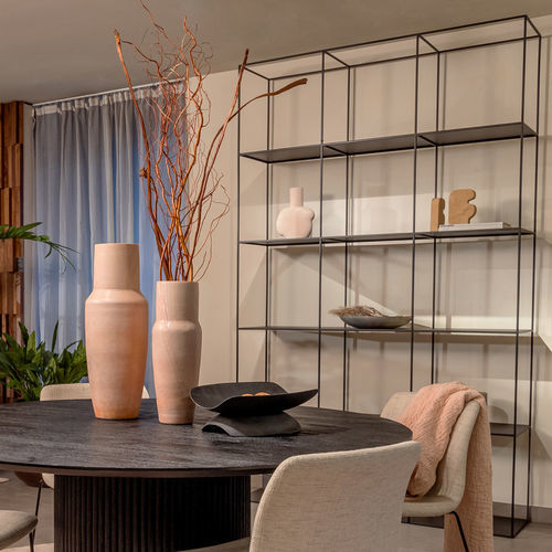 Contemporary shelf - MANIFEST M - EUROFASHION HOMETEXTILES & CONCEPTS - metal / black