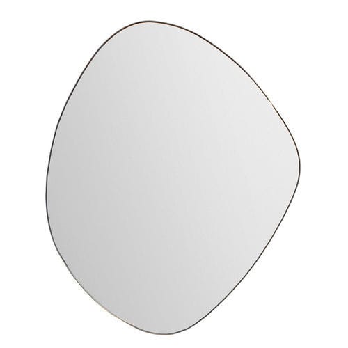 Wall-mounted mirror - NEMI M - EUROFASHION HOMETEXTILES & CONCEPTS - contemporary / elliptical / iron