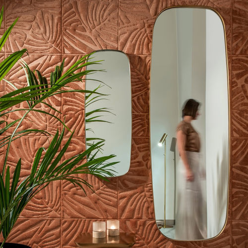 Wall-mounted mirror - SCUTARI M - EUROFASHION HOMETEXTILES & CONCEPTS - contemporary / rectangular / iron